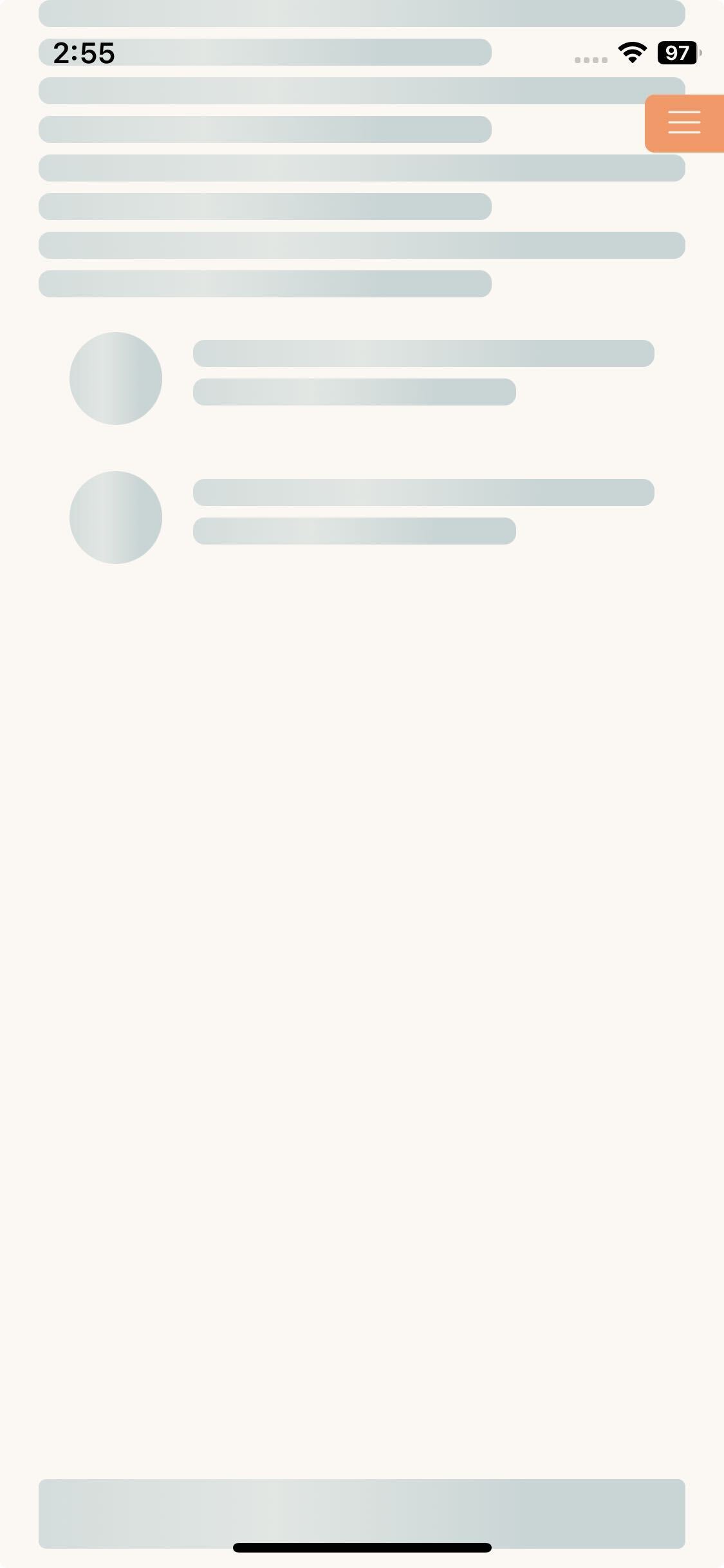 Device Safe Area without bottom Example